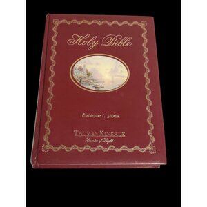 Holy Bible Large Print Thomas Kinkade Sonnier Illustrated King James 2002